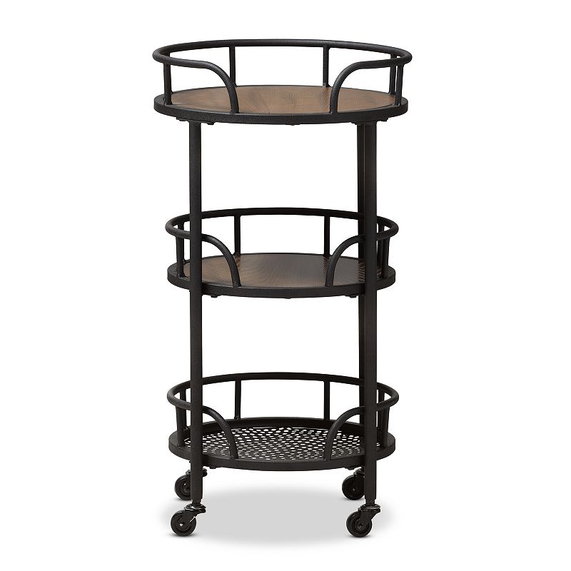 Baxton Studio Bristol Bar Cart