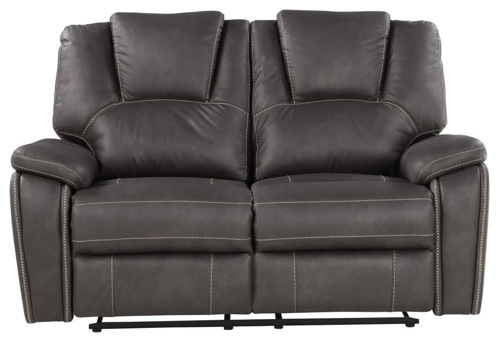 Katrine Manual Reclining Loveseat   Contemporary   Loveseats   by Steve Silver  Houzz