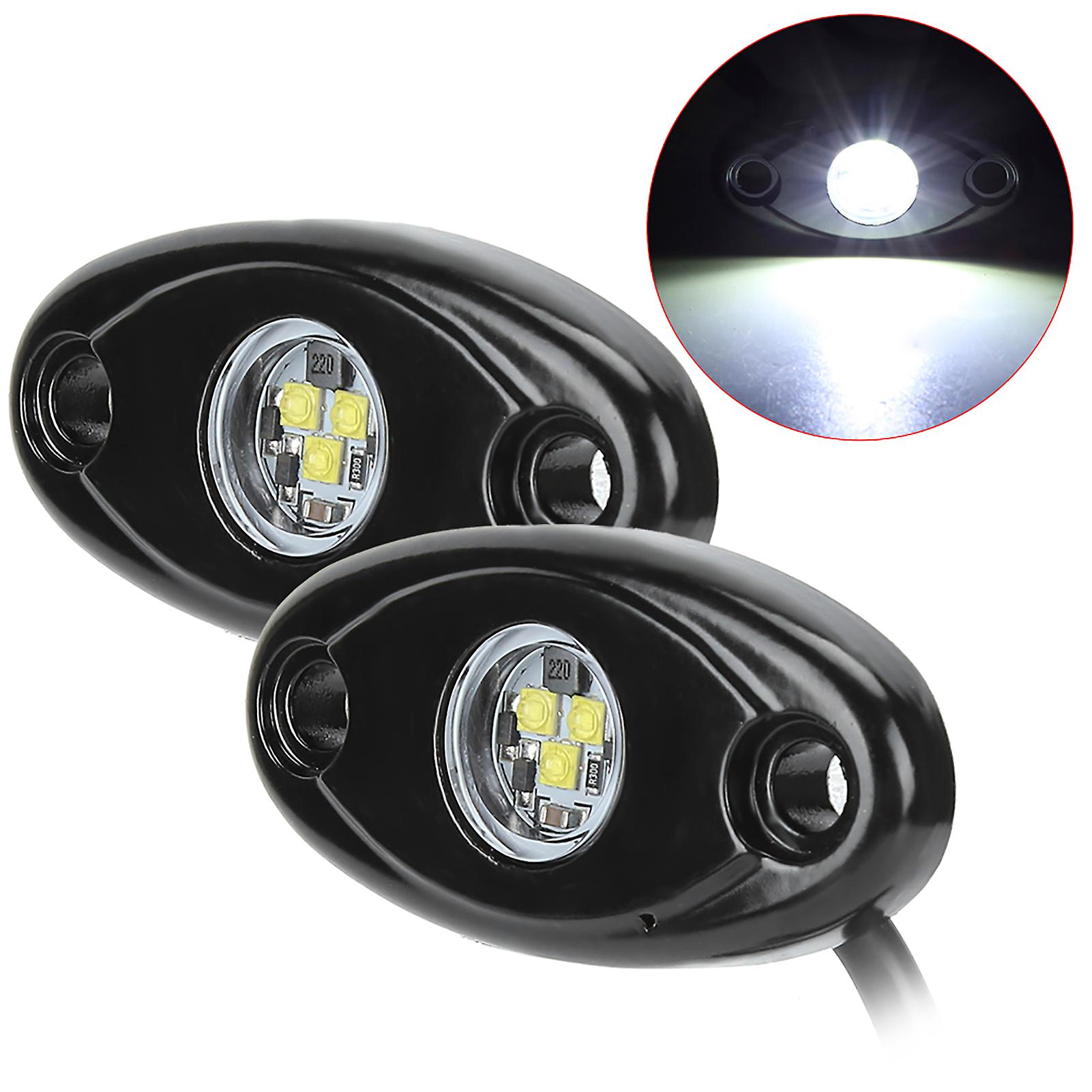 2pcs 9w Led Chassis Light Atmosphere Ambient Lamp Undercar Decoration For Car Truck Boat Yacht