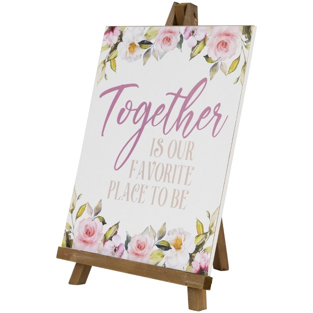 Wooden Tabletop Sign 11 quot