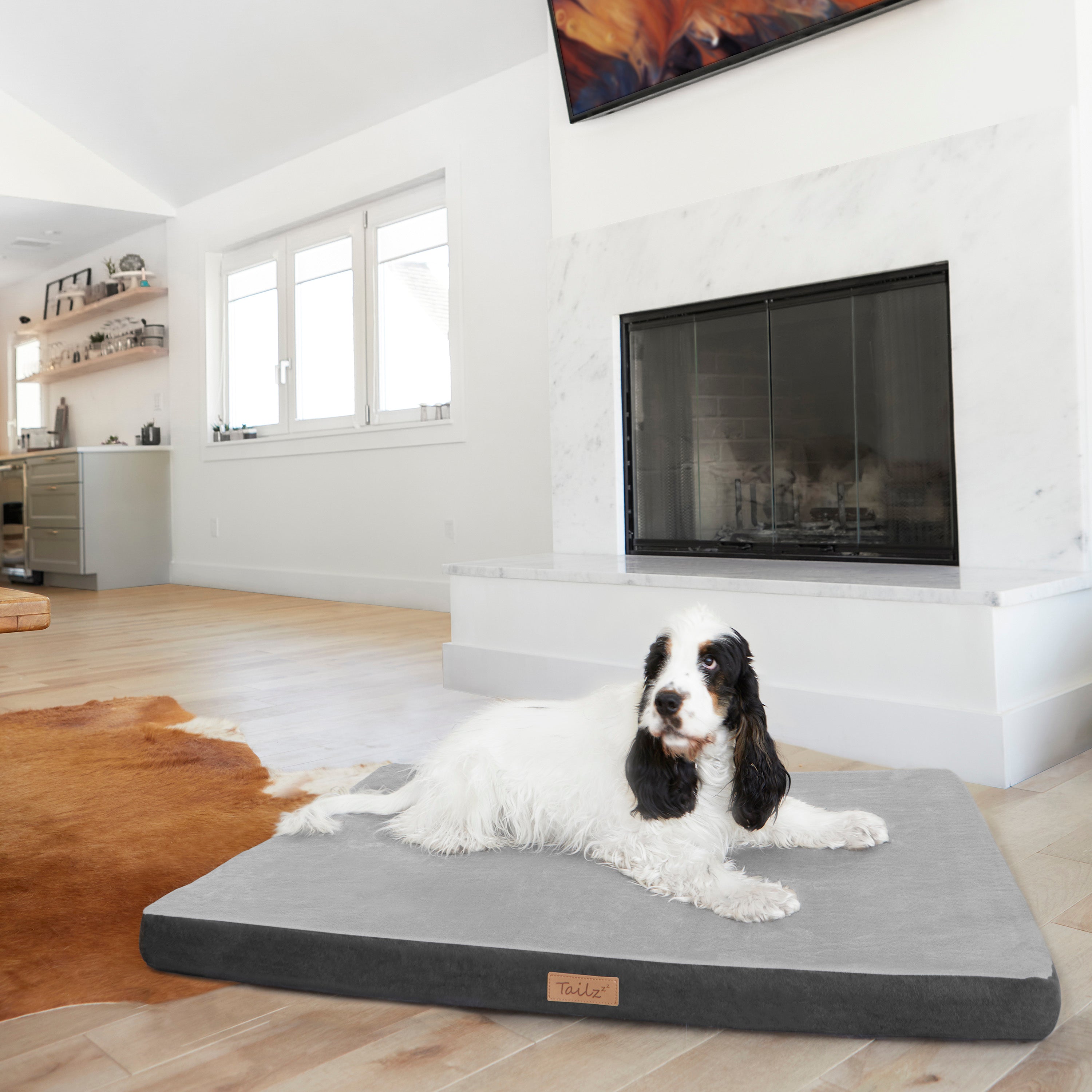 TailZzz Dream Pet Mattress | Large to Extra Large Dog Mattress | Anti-Slip Pet Mattress Bed