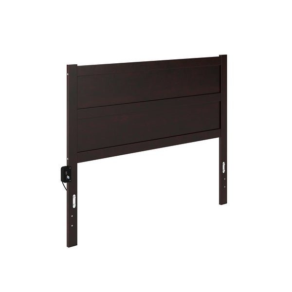 NoHo Queen Panel Headboard in Espresso - - 37219649