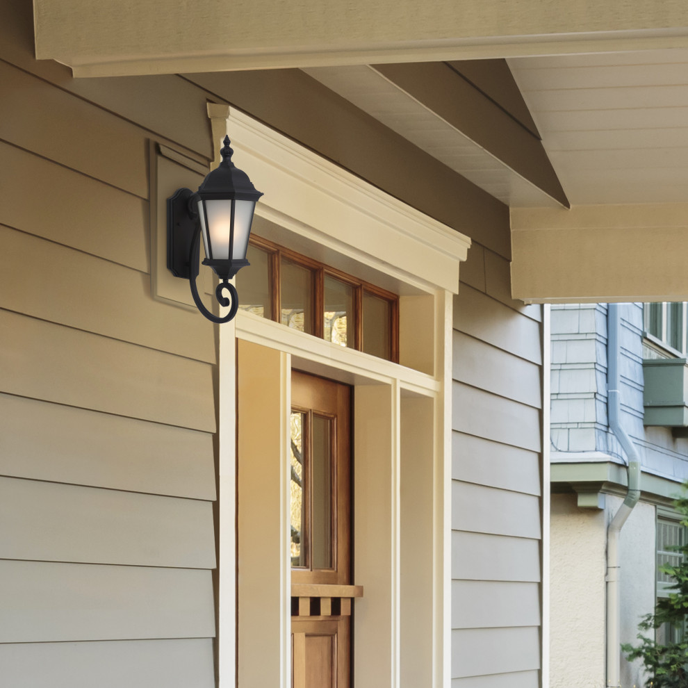 Eight Fluorescent Exterior   Traditional   Outdoor Wall Lights And Sconces   by Homesquare  Houzz