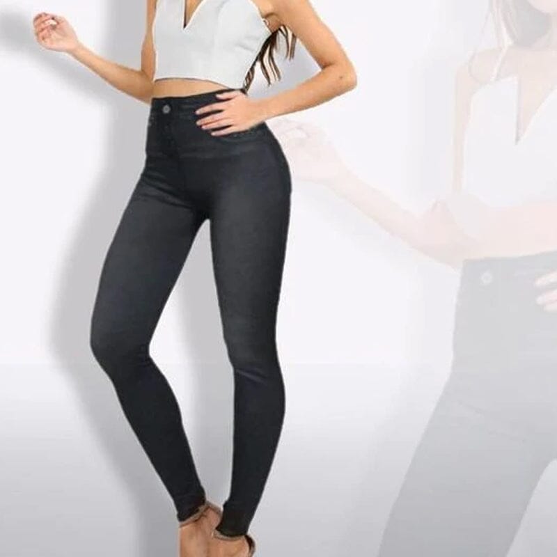 High-waisted Stretch Jeans