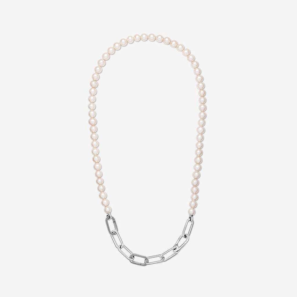 PANDORA  Pandora ME Freshwater Cultured Pearl Necklace with 2 Connectors - 17.7