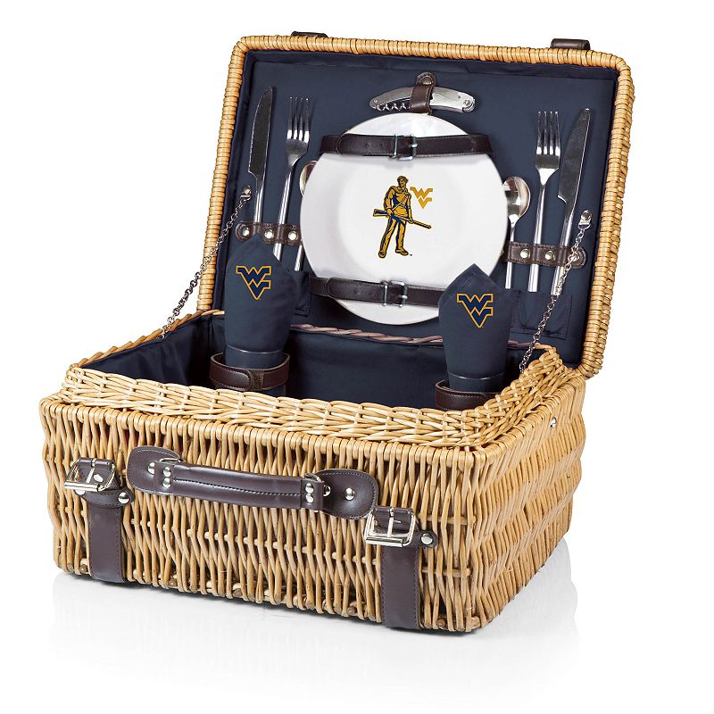 Picnic Time West Virginia Mountaineers Champion Picnic Basket Set