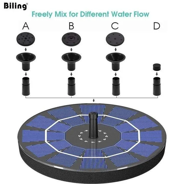 (Summer Sale- SAVE 48% OFF) Solar-Powered Bird Fountain Kit (Buy 2 get