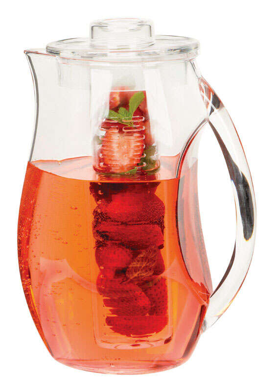 Prodyne 92 oz Clear Fruit Infusion Pitcher Acrylic