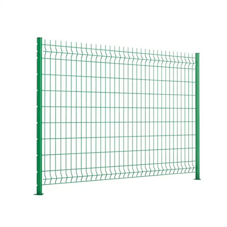 Factory Supply Powder coated 3D bending Welded Wire Mesh Fence for Garden fence