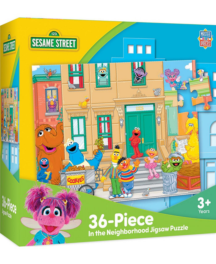 MasterPieces Puzzles 36 Piece Jigsaw Puzzle - Sesame Street In The Neighborhood