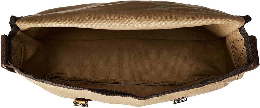 12 Liters Capacity Khaki Standard Book Bag