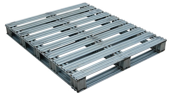 Vestil SPL 4048 galvanized finished steel pallet 4...