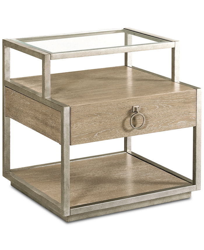 Furniture Esme Rectangular End Table