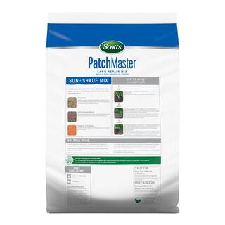 Scotts PatchMaster 4.75 lbs. Lawn Repair Mix Sun + Shade Mix Combination Grass Seed Fertilizer and Mulch 14905-1