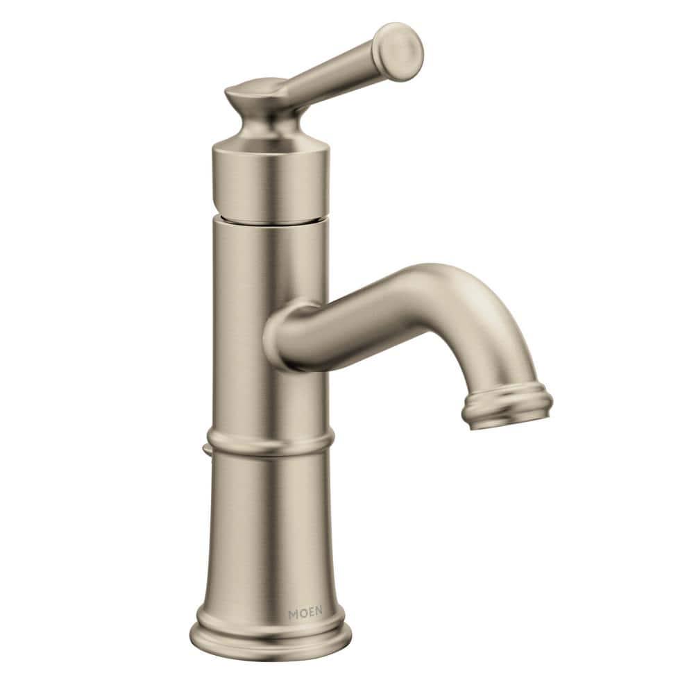 MOEN Belfield Single Hole SingleHandle Bathroom Faucet in Brushed Nickel