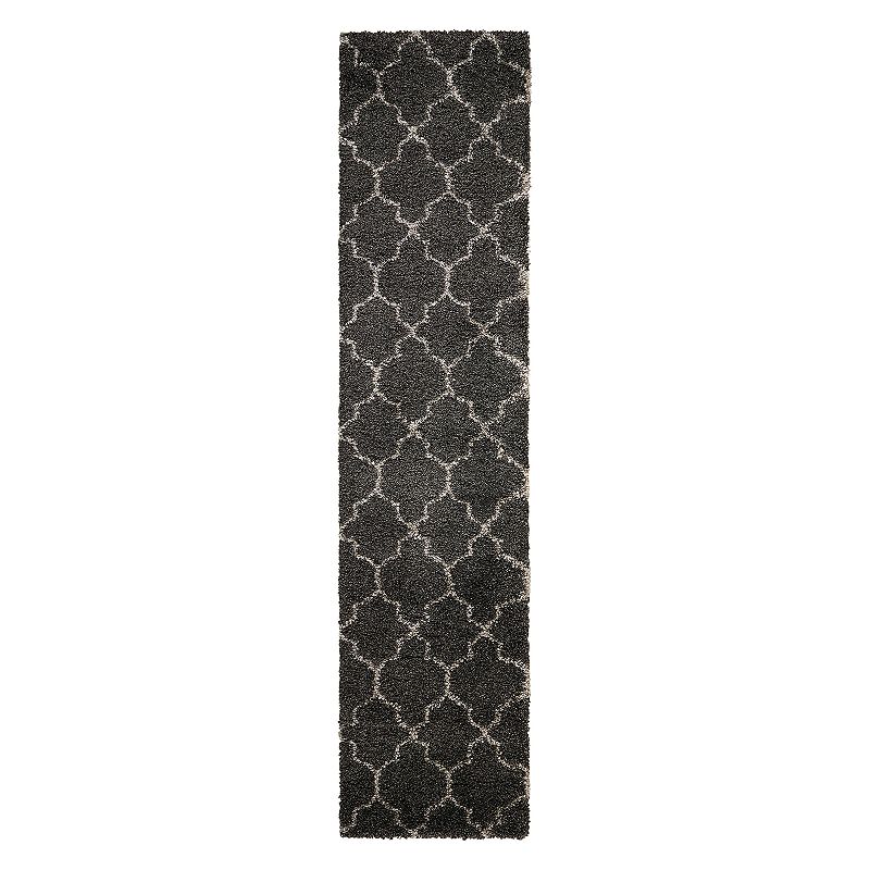 Nourison Amore Trellis Shag Rug