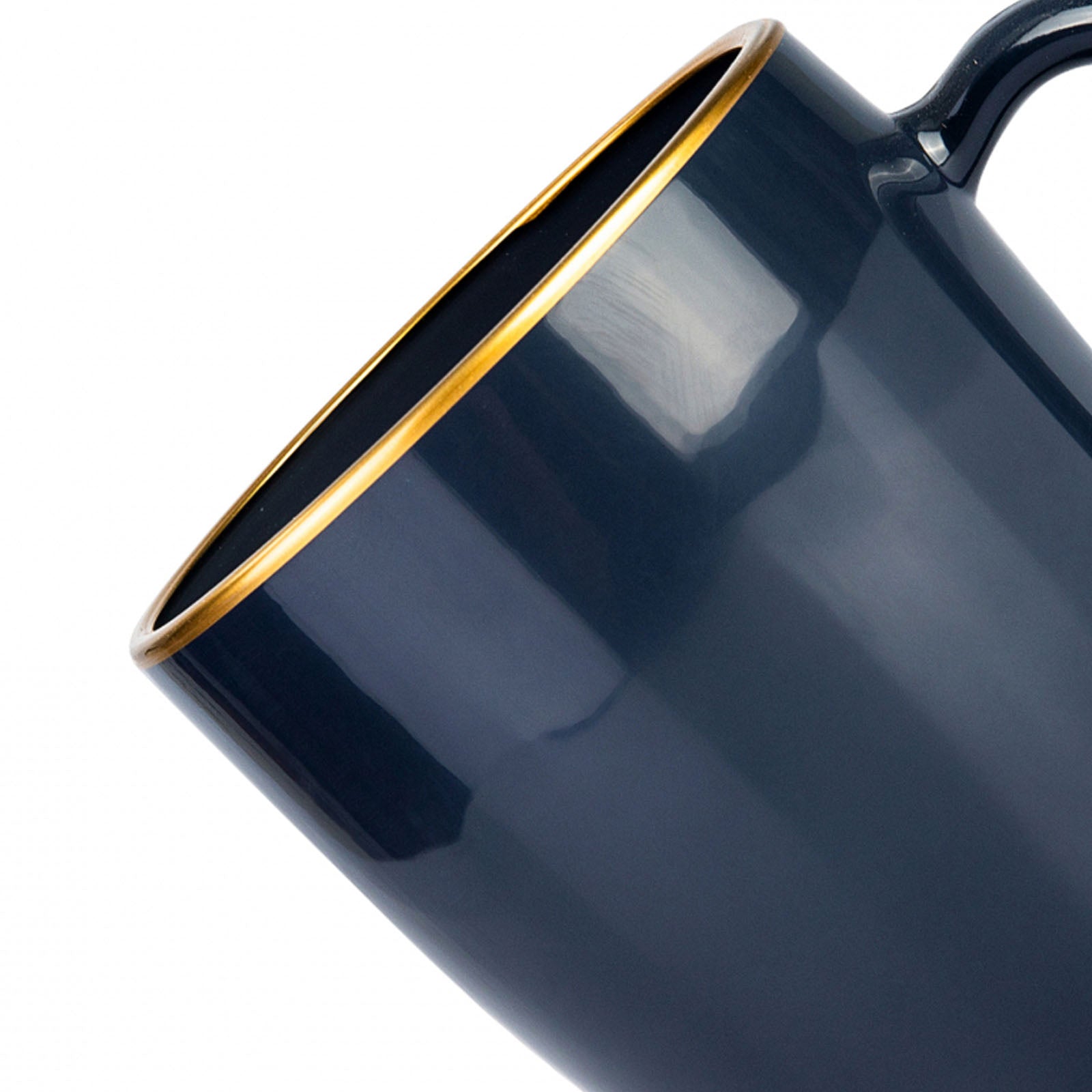 Karaca Retro Anthracite Mug 153.03.06.1605-Blue