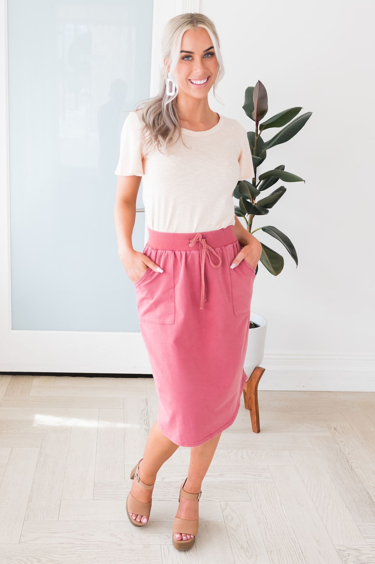 Spring Glow Modest Skirt