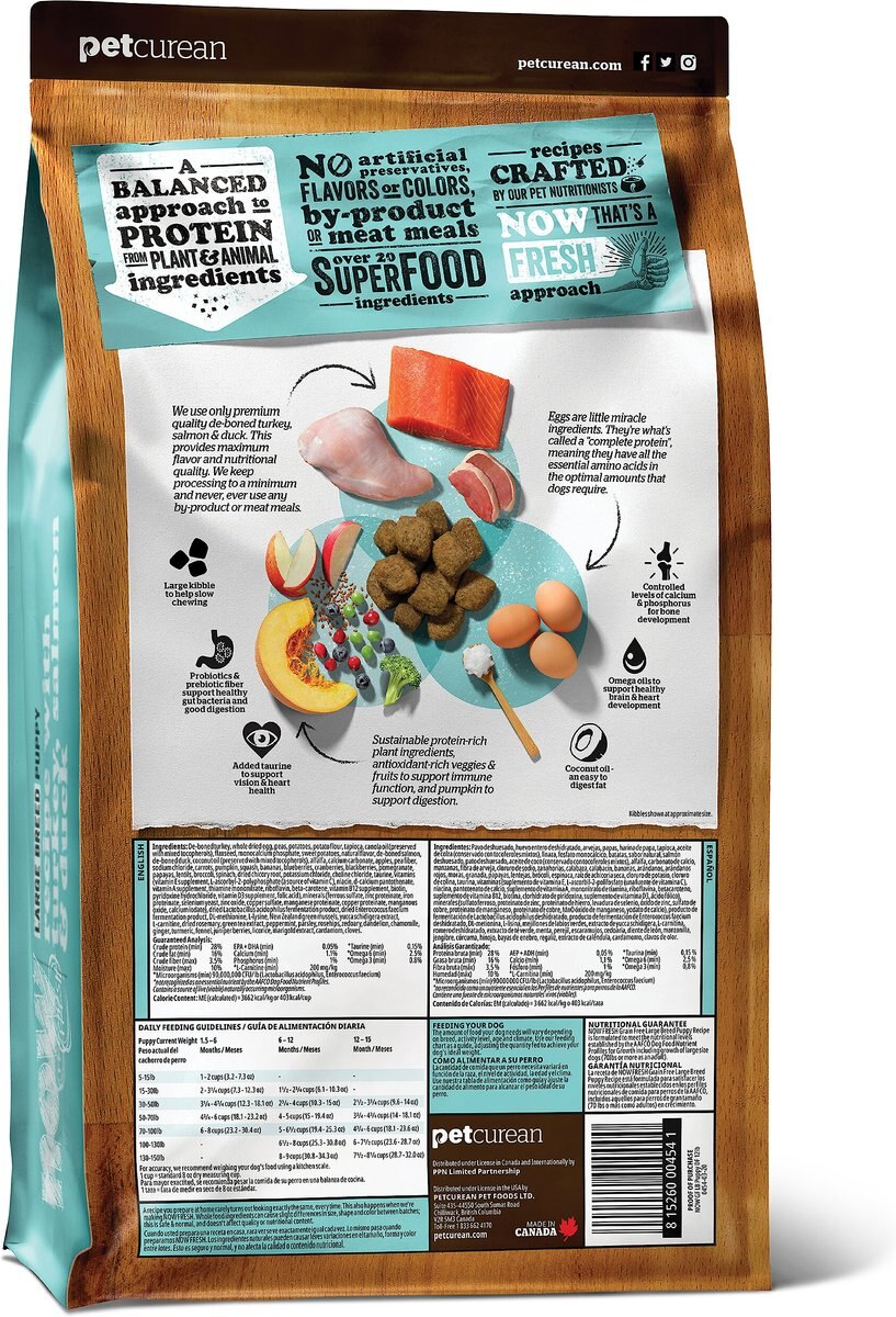 Now Fresh Grain-Free Large Breed Puppy Recipe Dry Dog Food