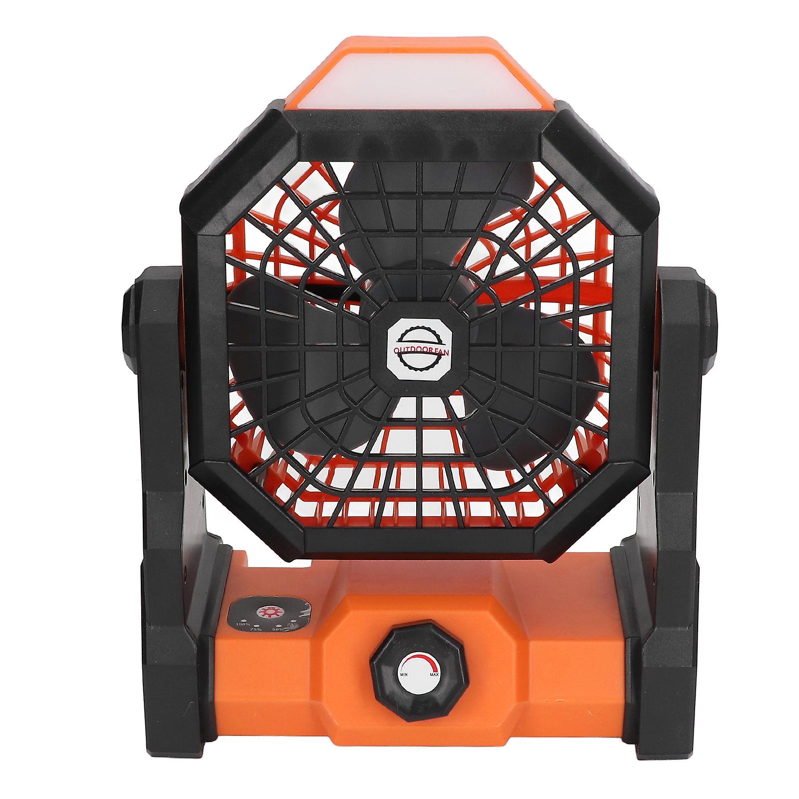 Portable Camping Fan，Outdoor Portable Fan Stepless Outdoor Portable Fan Portable Fan Achieve More