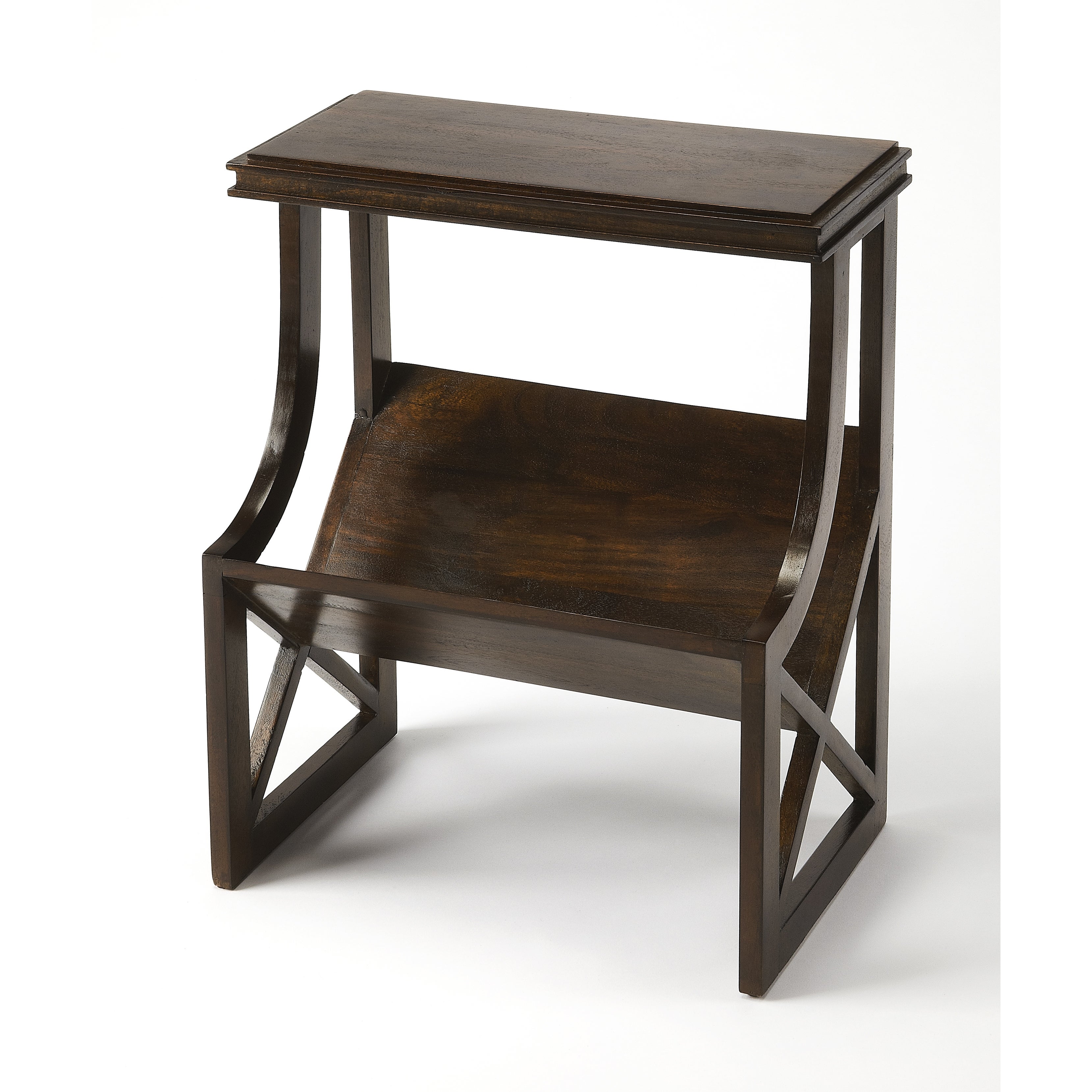 Butler Pascal Dark Brown Wood Book Table