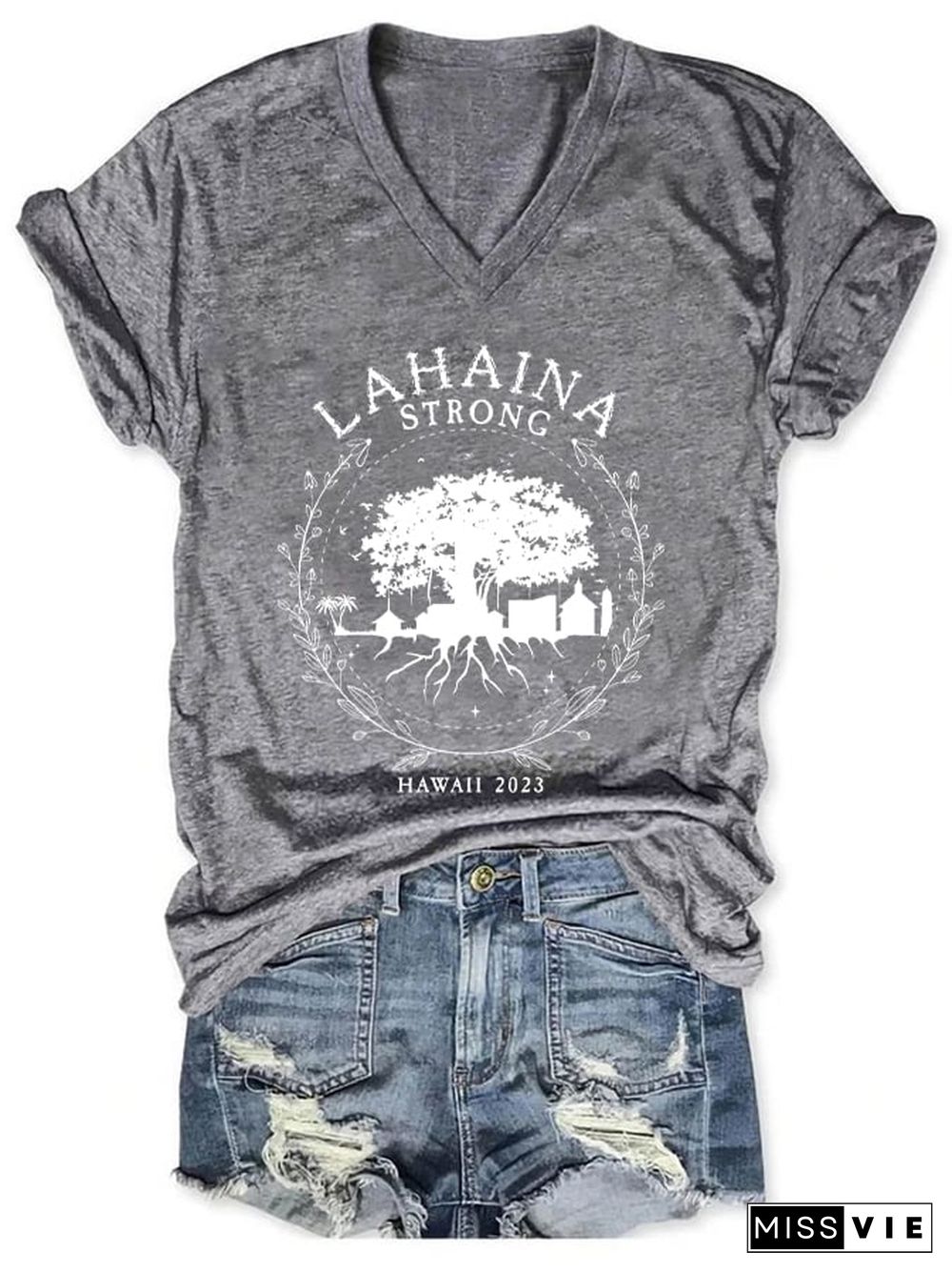 Women's Lahaina Strong Casual T-Shirt