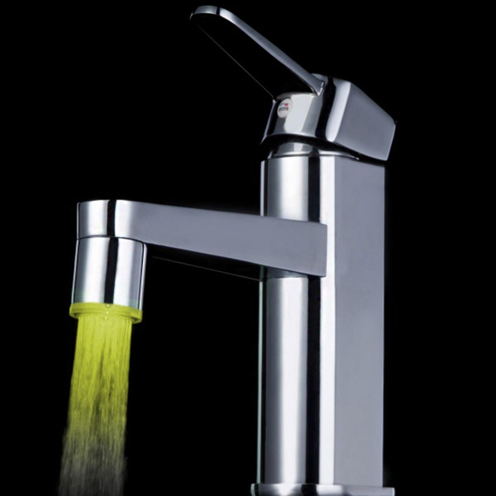 Anself 7 Colors Changing Glow Led Light Water Stream Faucet Tap No.231300