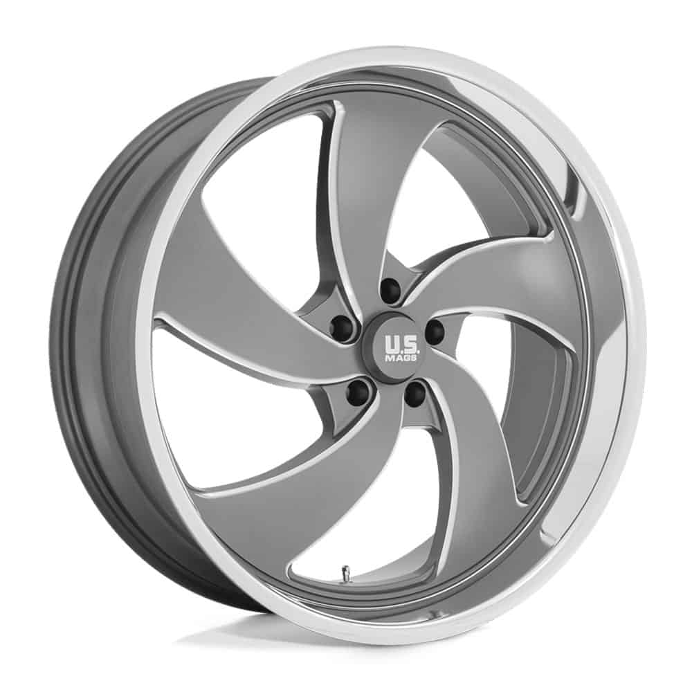 US Mag 1PC Wheels U133 22X8.5 5X5.0 ANTH-MILL-DCL 01MM