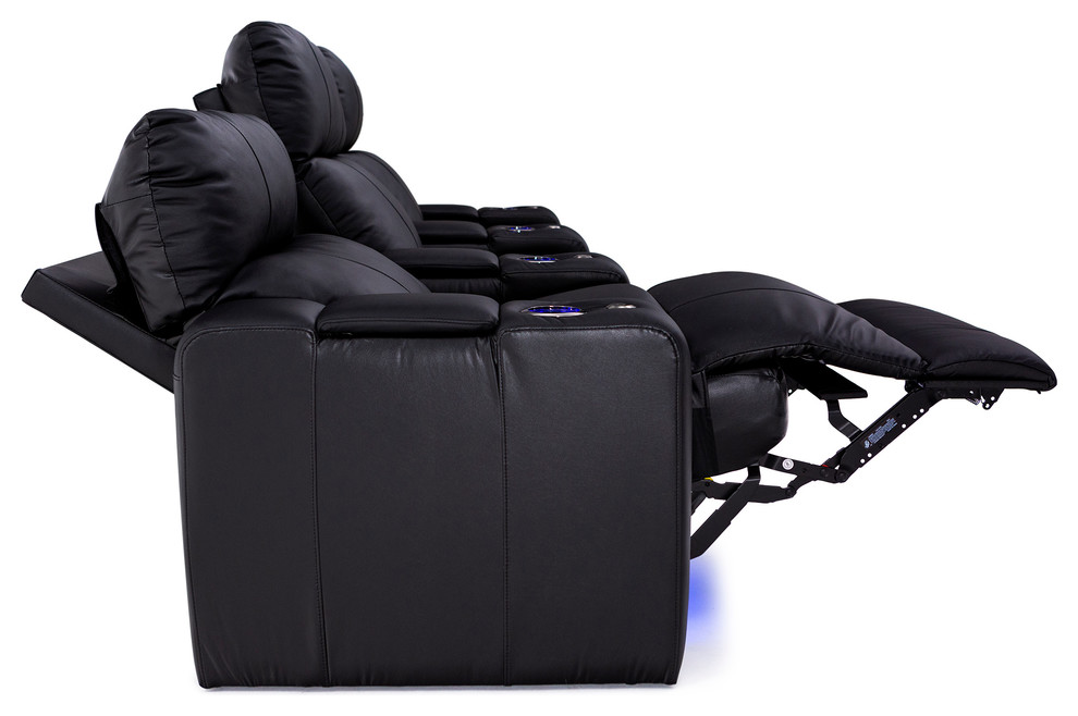 Seatcraft Julius Home Theater Seats  Leather   Contemporary   Theater Seating   by Stargate Cinema  Houzz