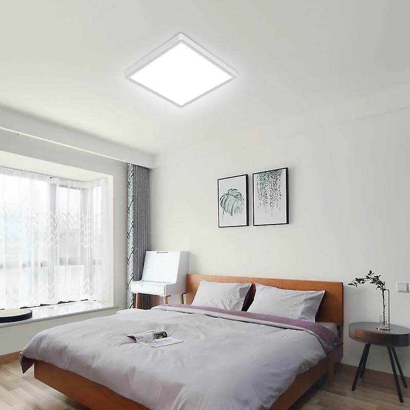 With remote control indoor LED light ultra-thin square ceiling is suitable for bedroom， living room， kitchen corridor