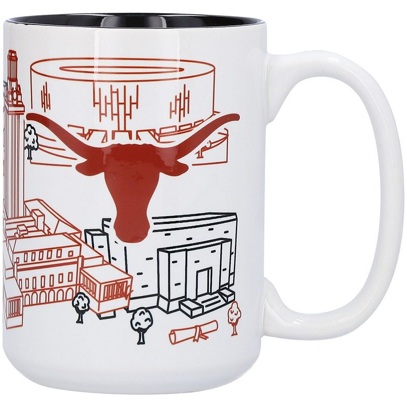 Texas Longhorns 15oz. Campus Line Art Mug