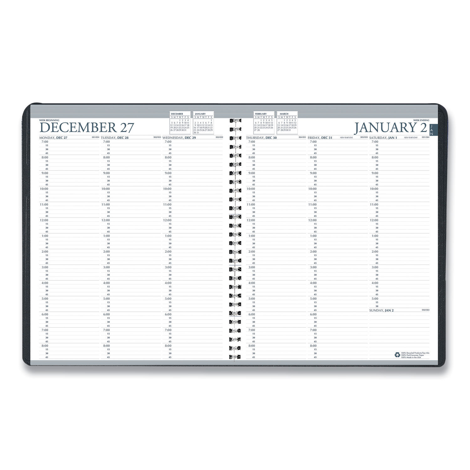 SKILCRAFT Professional Weekly Planner by AbilityOneandreg; NSN6828112