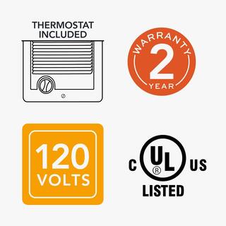 Cadet 120-volt 1000-watt Com-Pak In-wall Fan-forced Replacement Electric Heater Assembly with Thermostat CS101T