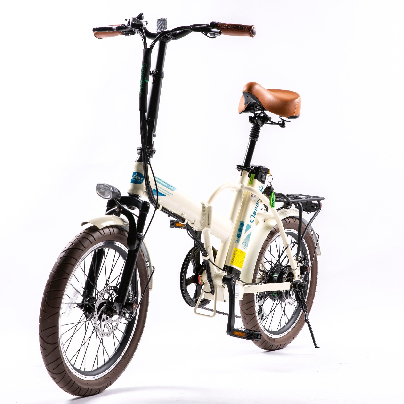 Green Bike Electric Classic HS Slim Folding Ebike 36V