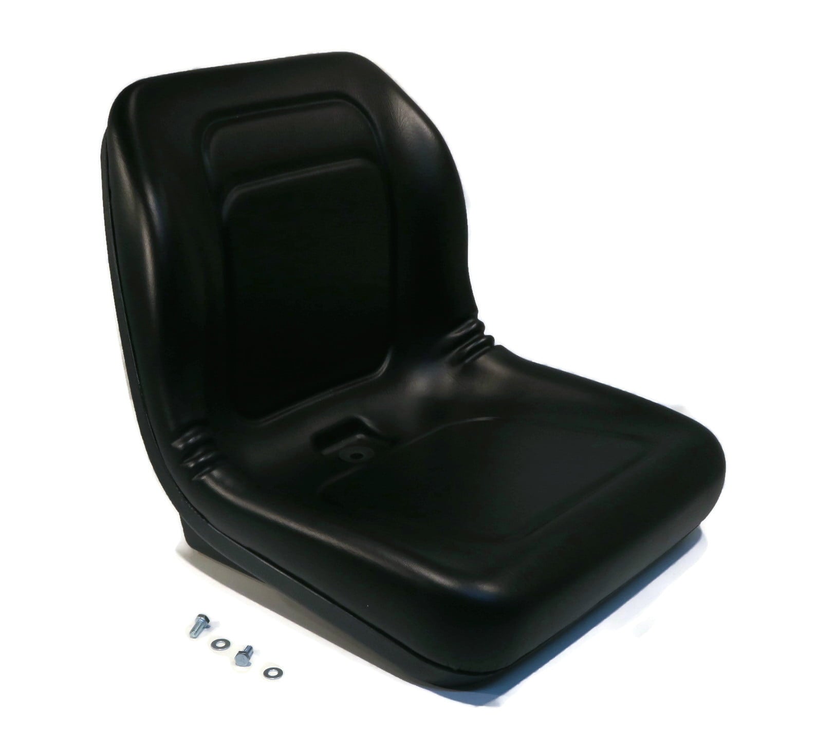 The ROP Shop | Black High Back Seat W/ Pivot Rod Bracket for John Deere X320 X324 X340 X360