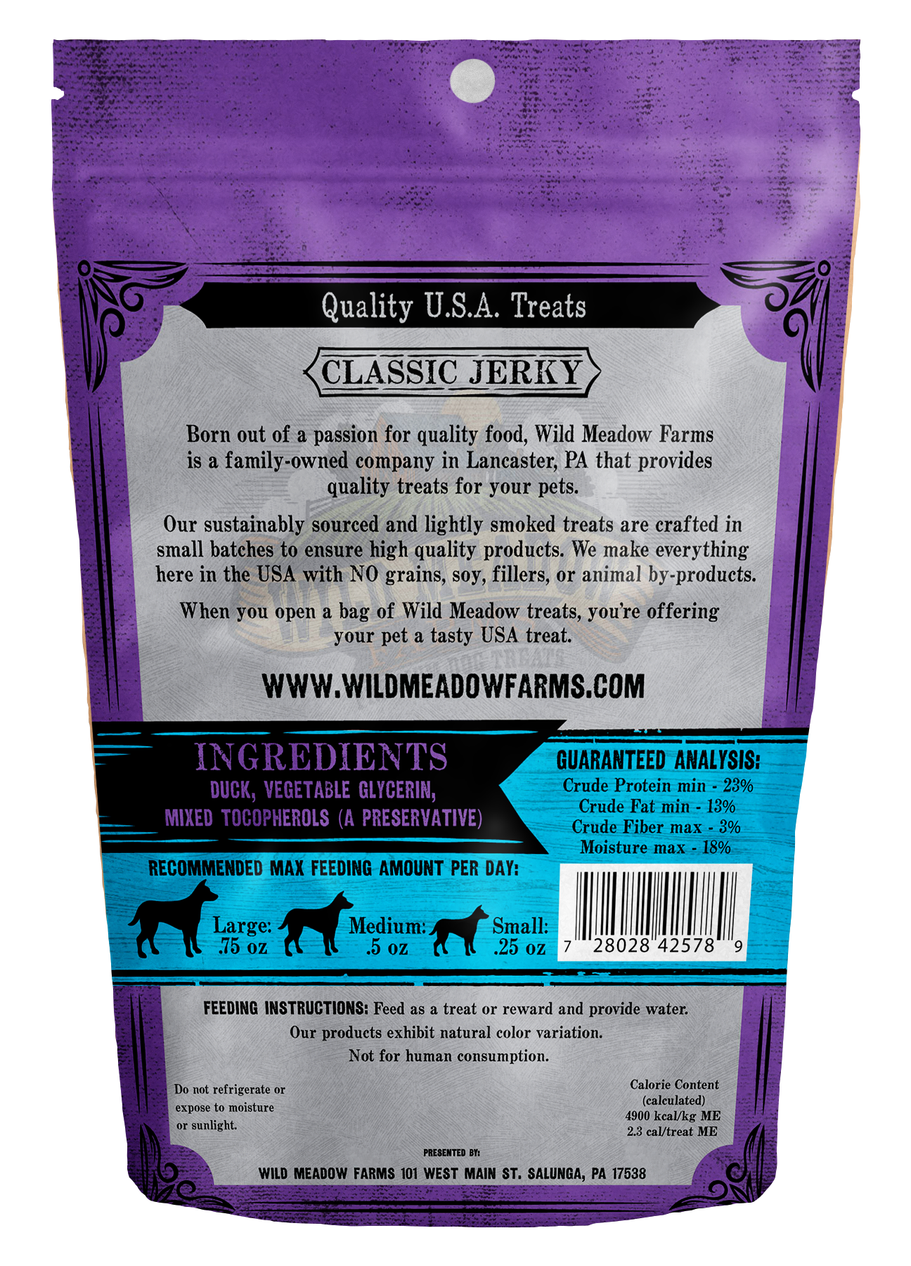 Wild Meadow Farms - Classic Duck Minis - USA Made Soft Jerky Training  andndash; Pet Empire and Supplies