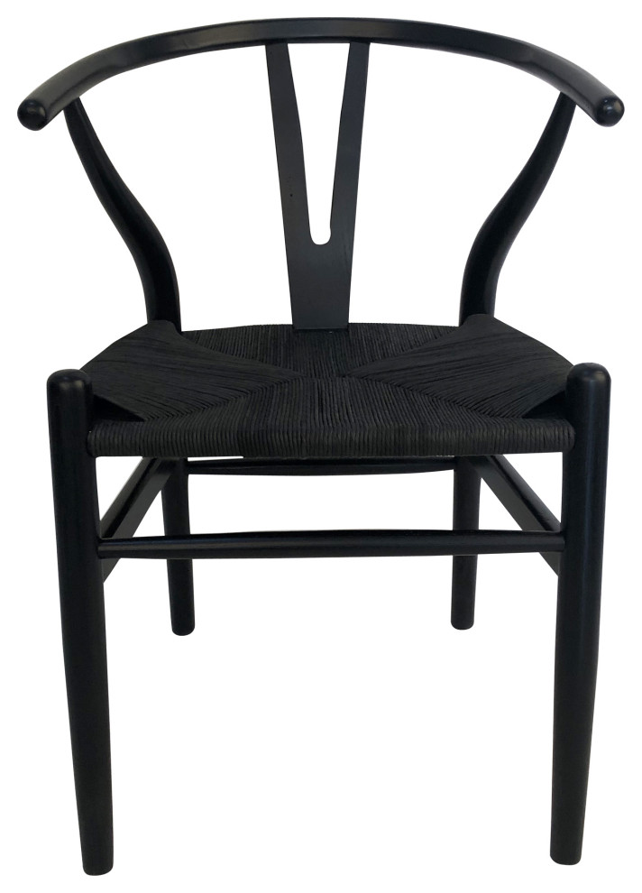 Ventana Dining Chair Black M2   Scandinavian   Dining Chairs   by PARMA HOME  Houzz