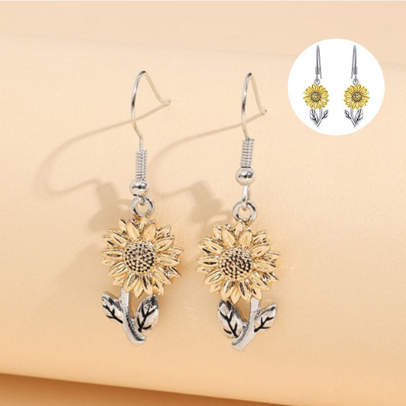 Sunflower Dangle Earrings