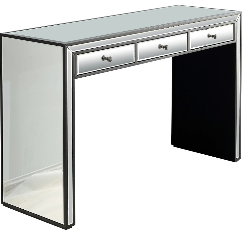 Bold and Black Console Table   Contemporary   Console Tables   by HomeRoots  Houzz