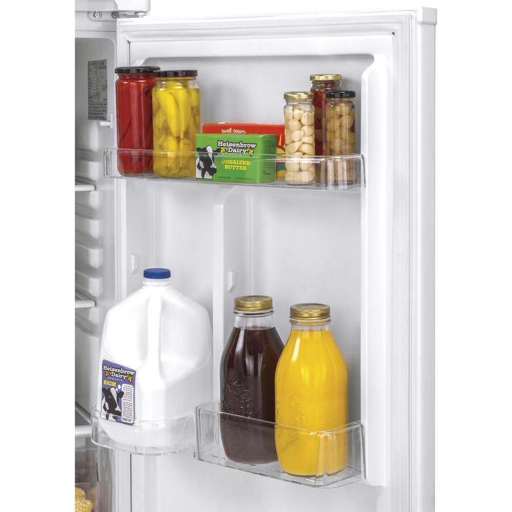 Haier 9.8 cu. ft. Top Freezer Refrigerator in White HA10TG21SW