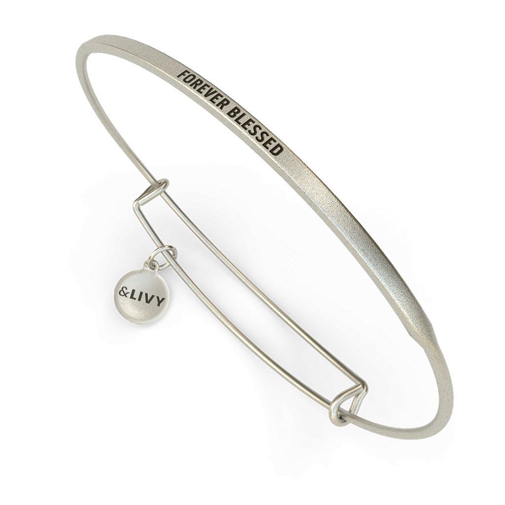 &Livy  Posy Wire Bracelet - Forever Blessed