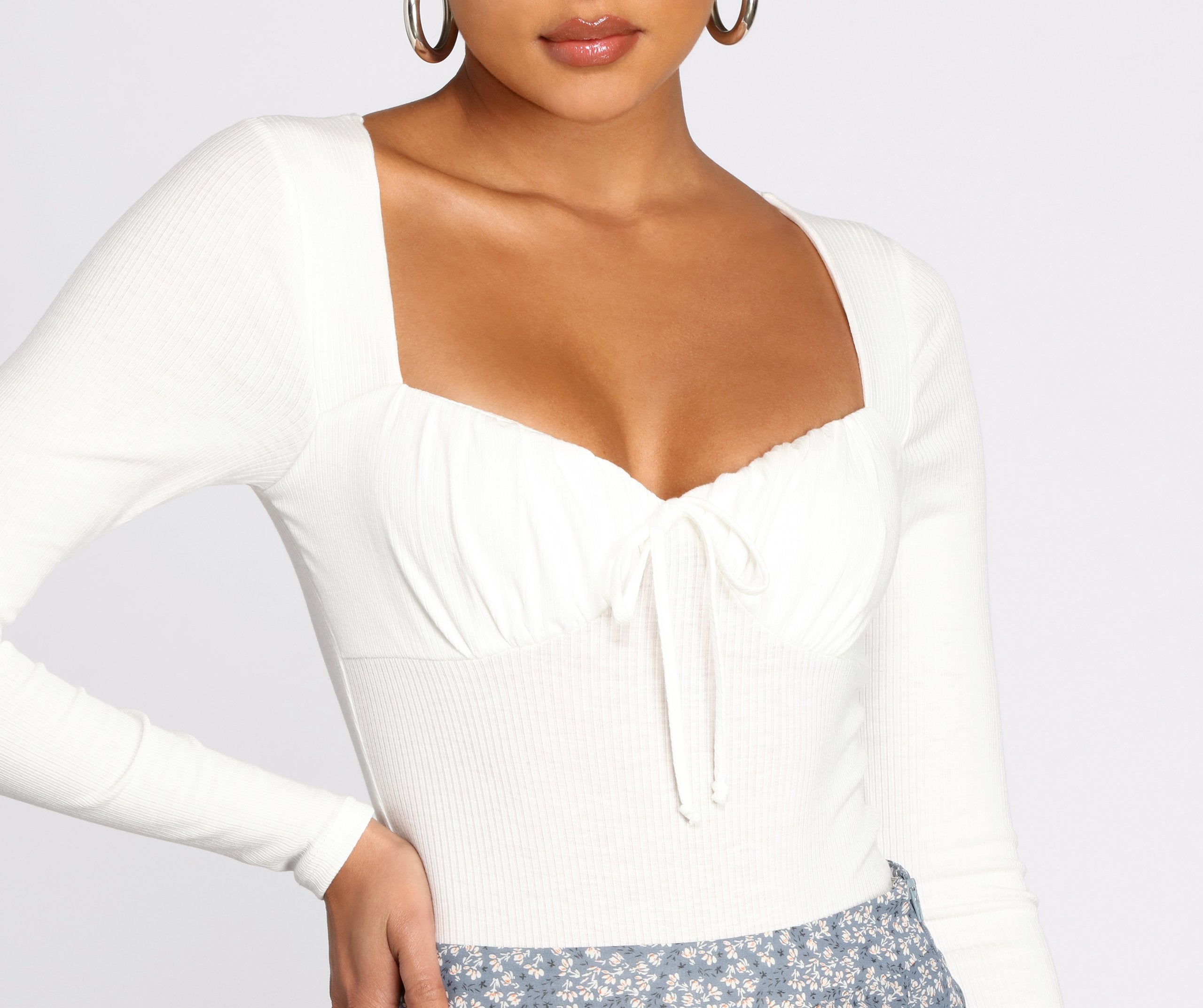 CLEARANCE - Sweet On You Knit Bodysuit