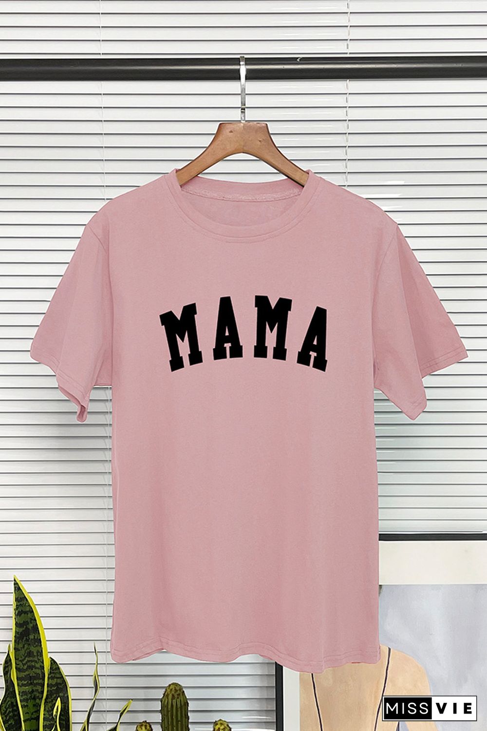 Mama Print Oversize Graphic Tee