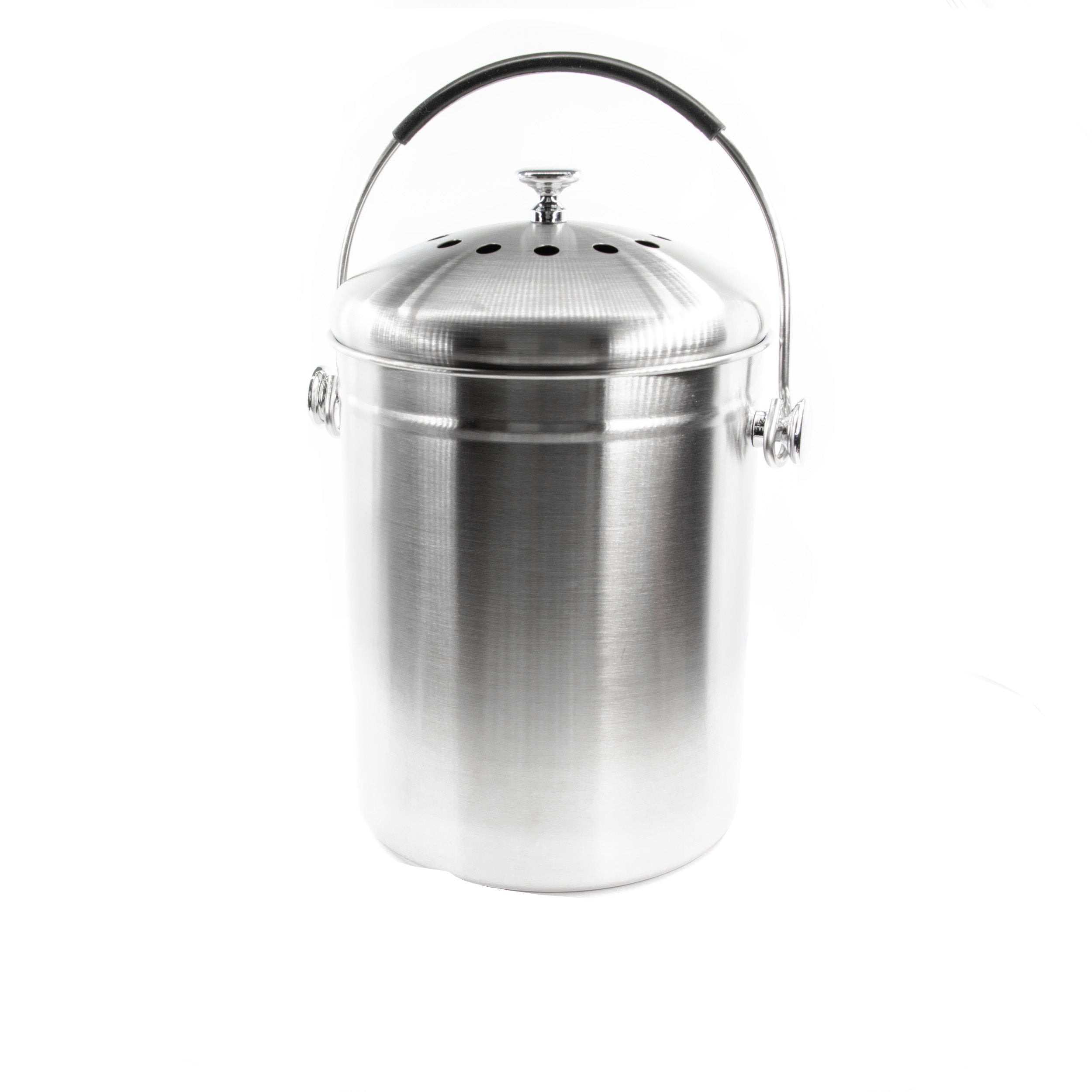 Countertop Compost Bin Stainless Steel 166 oz.