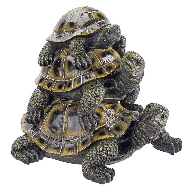 Design Toscano Three x27 s A Crowd Stacked Turtle Statue