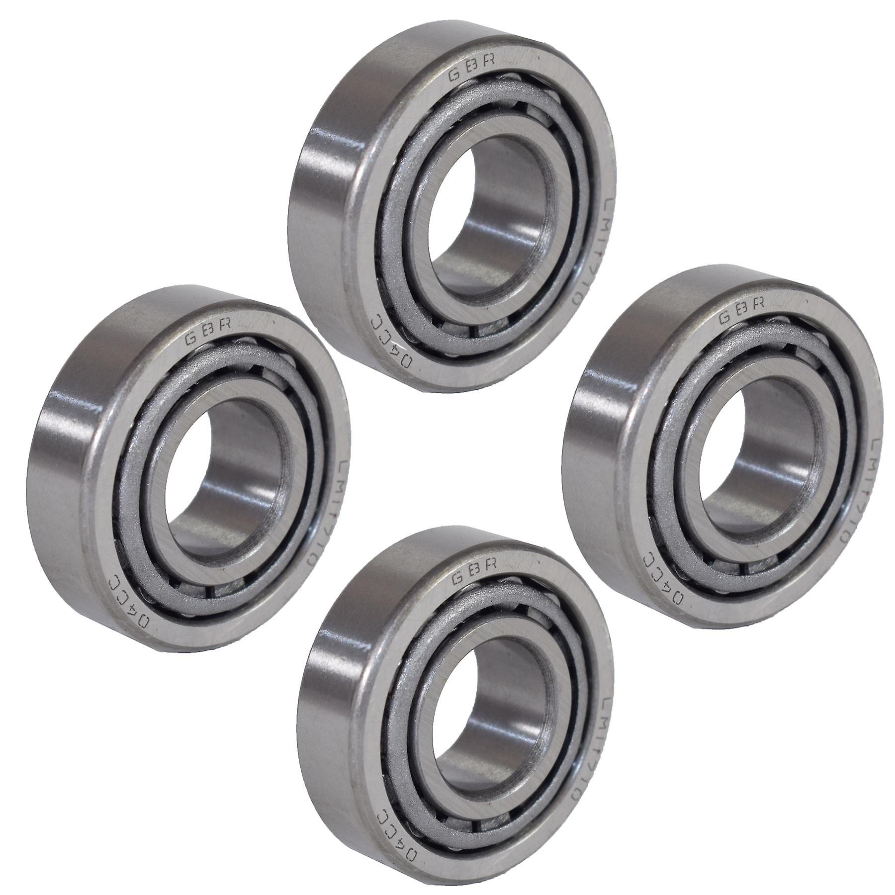 4 Trailer Hub Taper Tapered Roller Bearings ID 17.46 x OD 39.88 x W 13.84