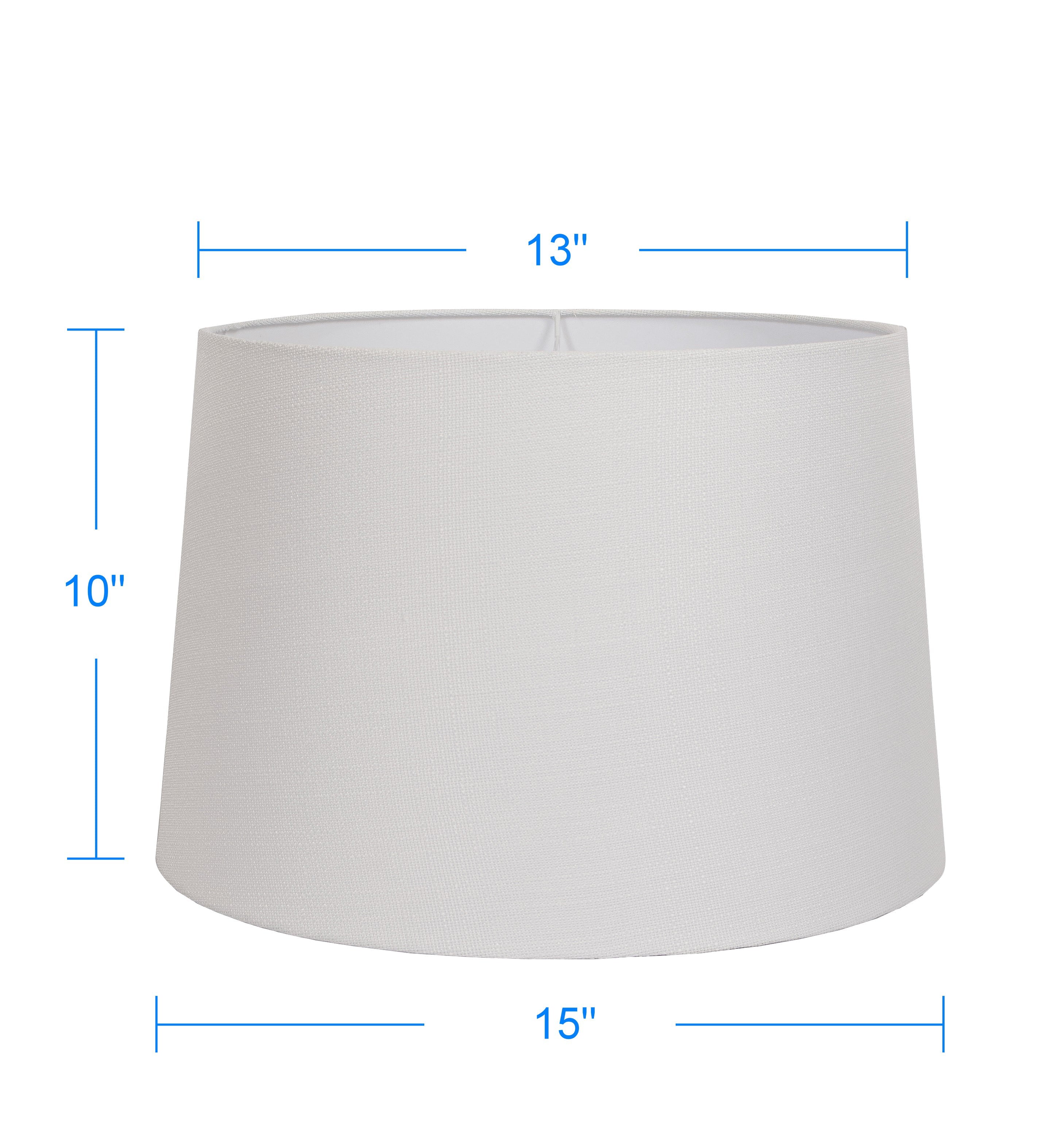 Better Homes and Gardens Large White Fabric  Replacement Drum Shade