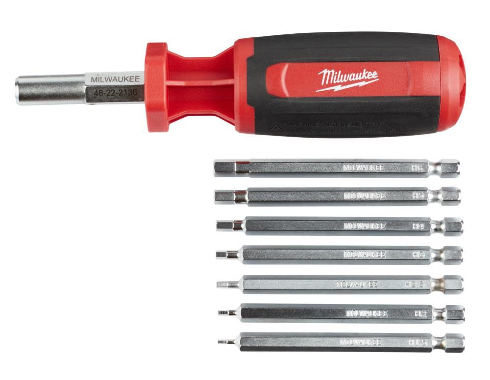 Milwaukee 9-in-1 Metric Hex/Key Drive Multi-Bit Driver 48-22-2136 from Milwaukee