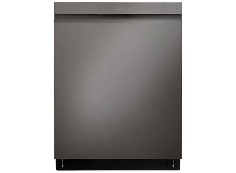 LG PrintProof Black Stainless Steel Smart Top Control Dishwasher With QuadWash Pro， TrueSteam And Dynamic Dry