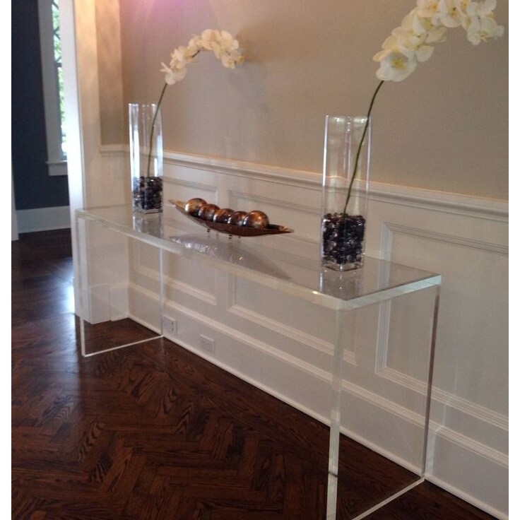 Acrylic Small Console Table   30\